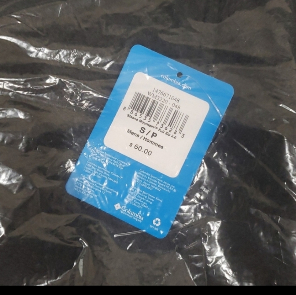 Columbia Full Zip Fleece Jacket Gray Small - Picture 3 of 8
